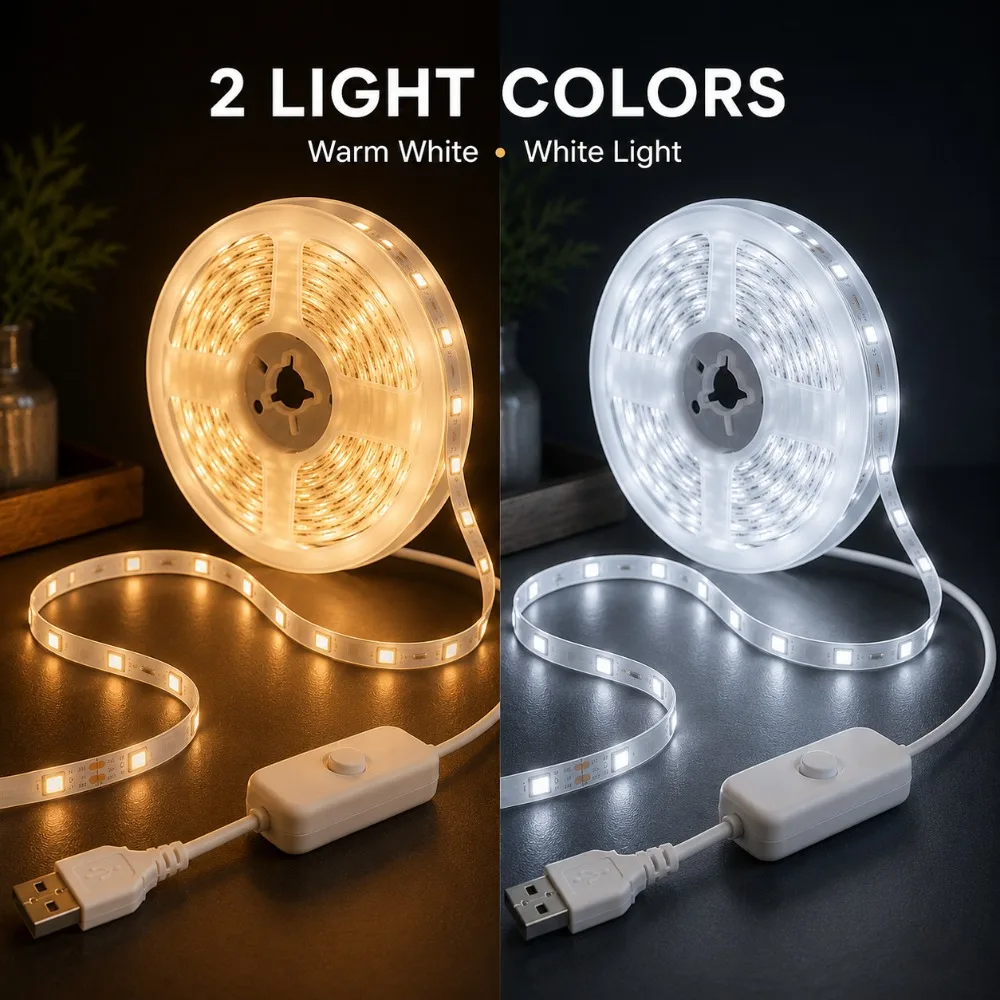 LED Strip Lights USB Button Co - Lighting Decoration Ideas recension och pris