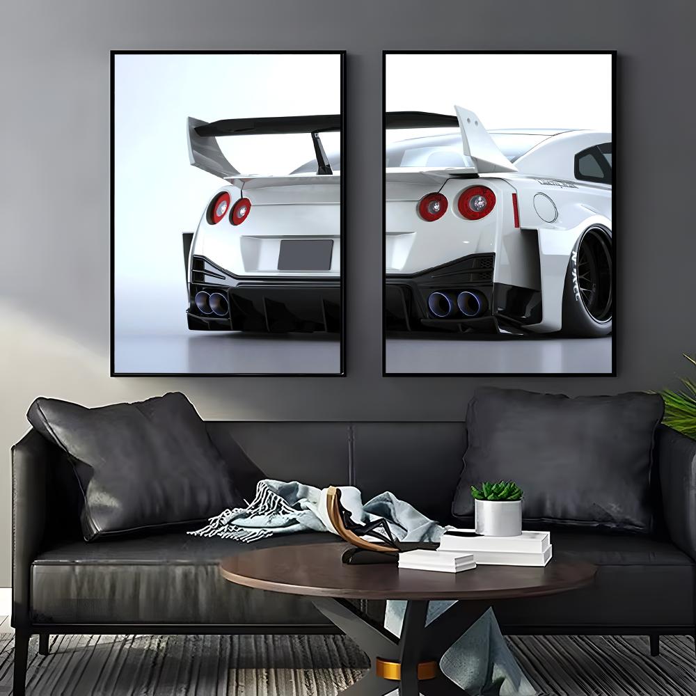 White Japan Super Sports Car P - Lighting Mcqueen Bedroom Decor recension och pris