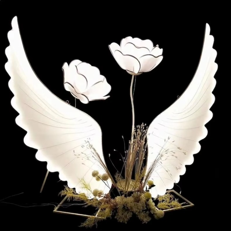 Glowing Angel Wings Light Prop - Lighting Decoration Ideas recension och pris