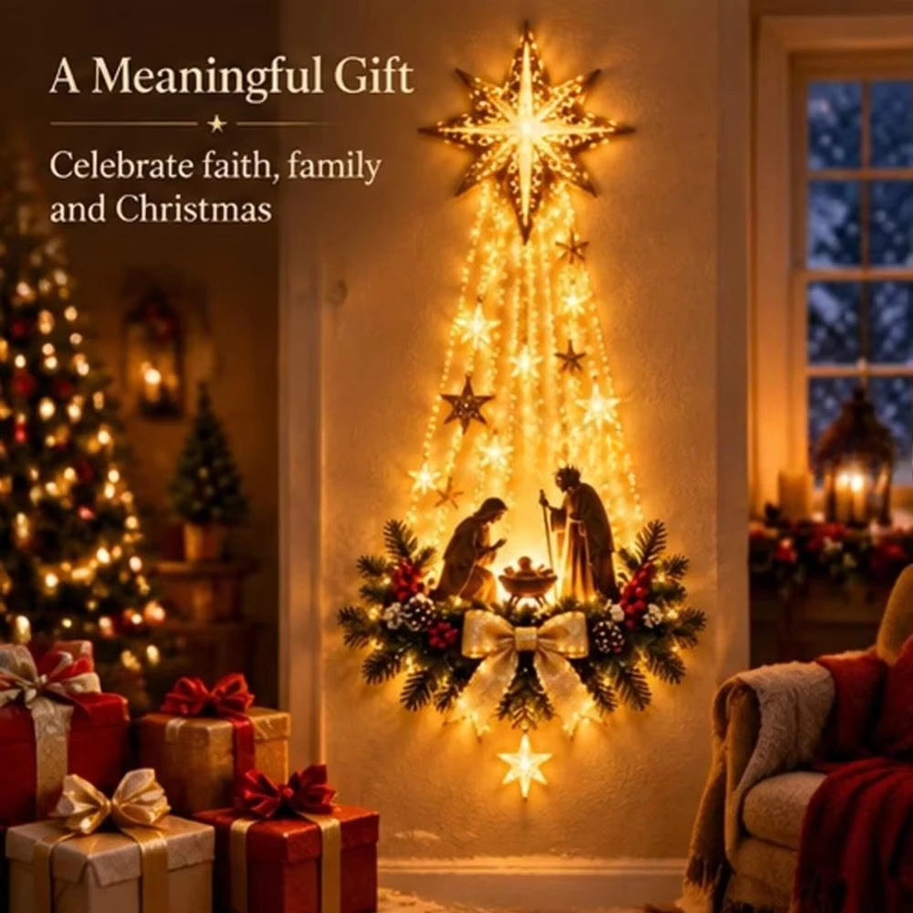 Bethlehem Star of Faith Lighte - Lighting Christmas Decor recension och pris