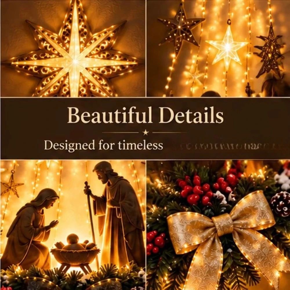 Bethlehem Star of Faith Lighte - Lighting Christmas Decor recension och pris