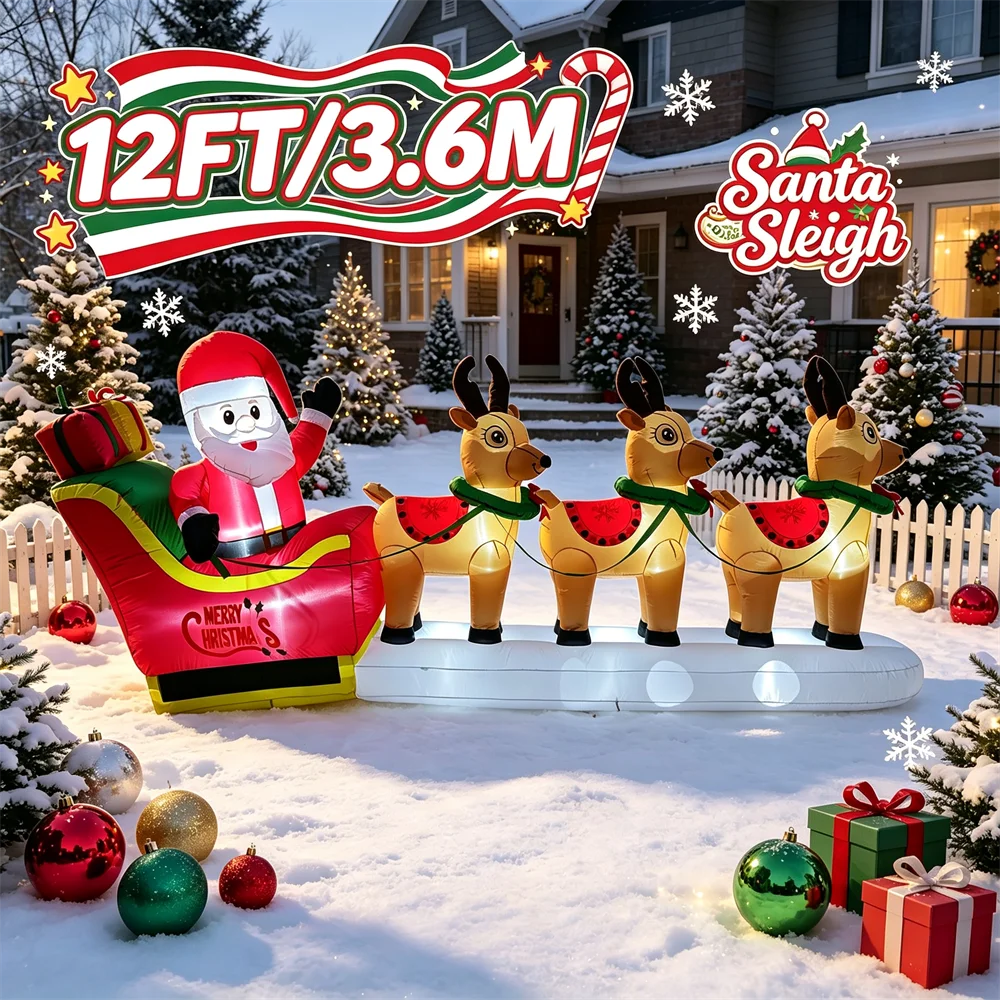 Christmas Inflatable Model San - Up Lighting Decor recension och pris