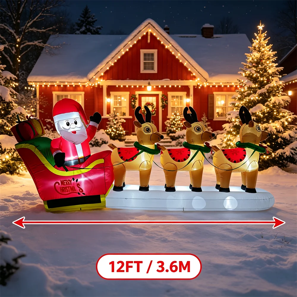 Christmas Inflatable Model San - Up Lighting Decor recension och pris