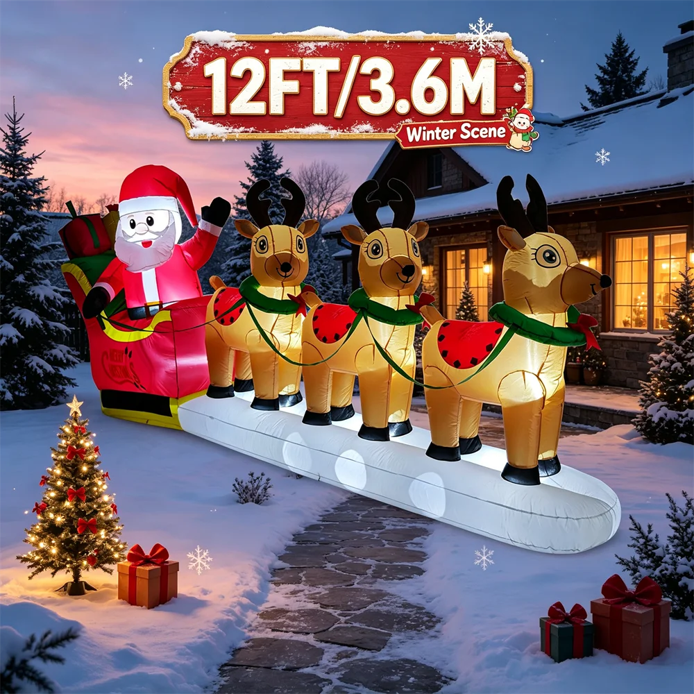 Christmas Inflatable Model San - Up Lighting Decor recension och pris