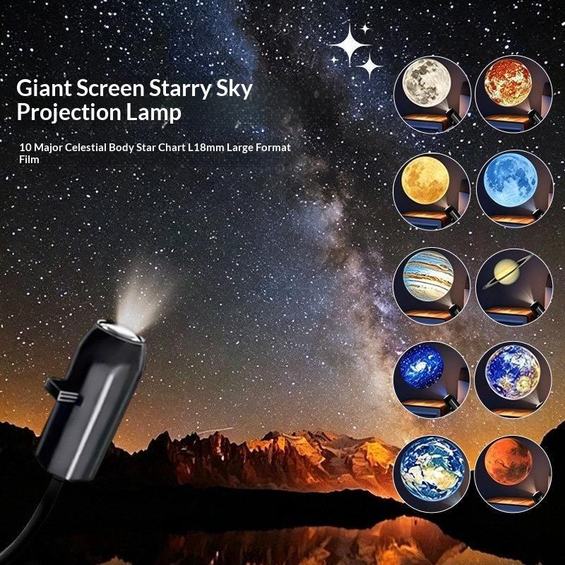 USB Planet Star Projector Mini - Lighting Mcqueen Bedroom Decor recension och pris