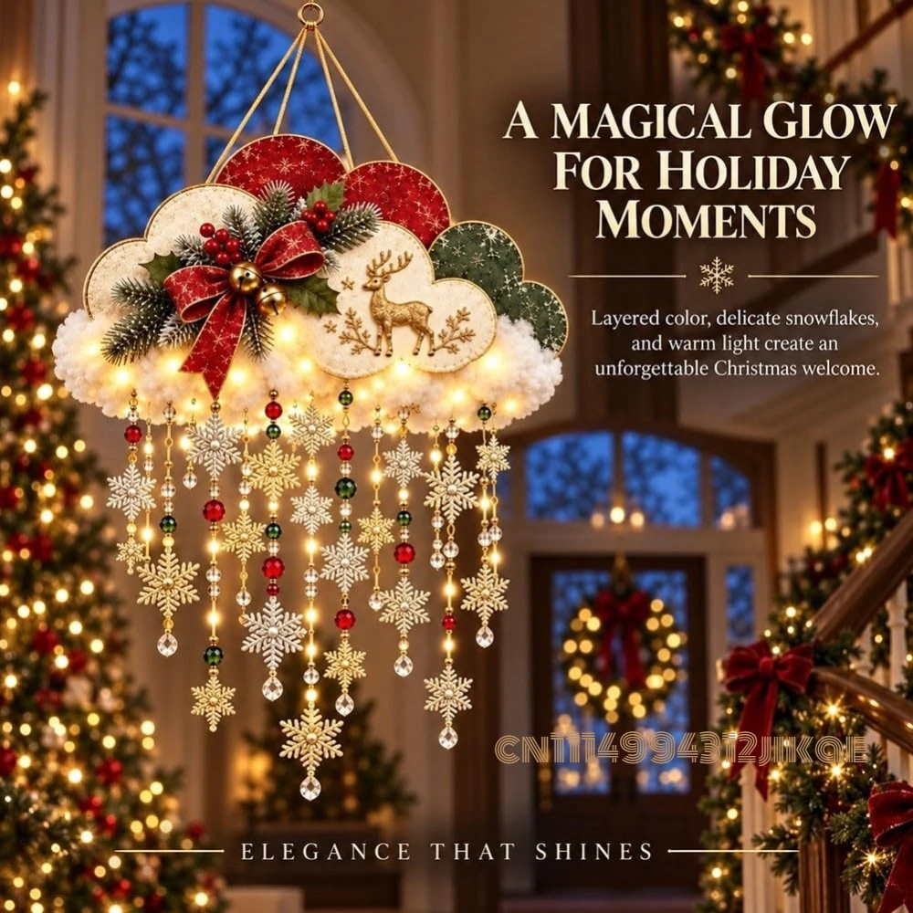 Vintage Lighted Christmas Snow - Lighting Christmas Decor recension och pris